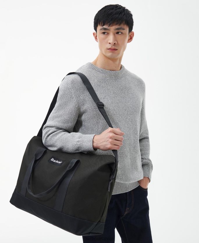 Barbour vīriešiem Highfield canvas holdall P8J88A2195 Piederumi navy/olīvu