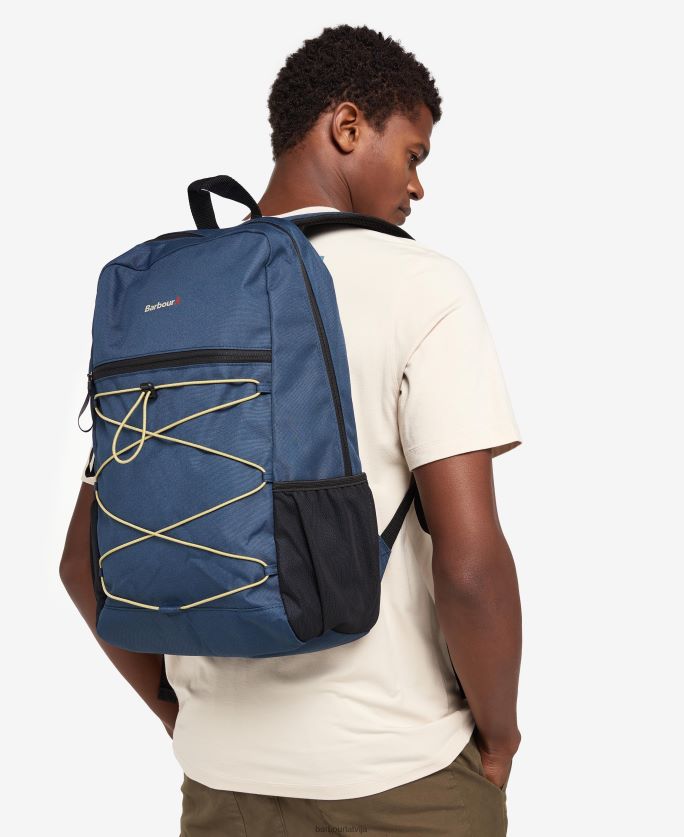 Barbour vīriešiem arwin canvas explorer mugursoma P8J88A2210 Piederumi ezers/zelta zaļš