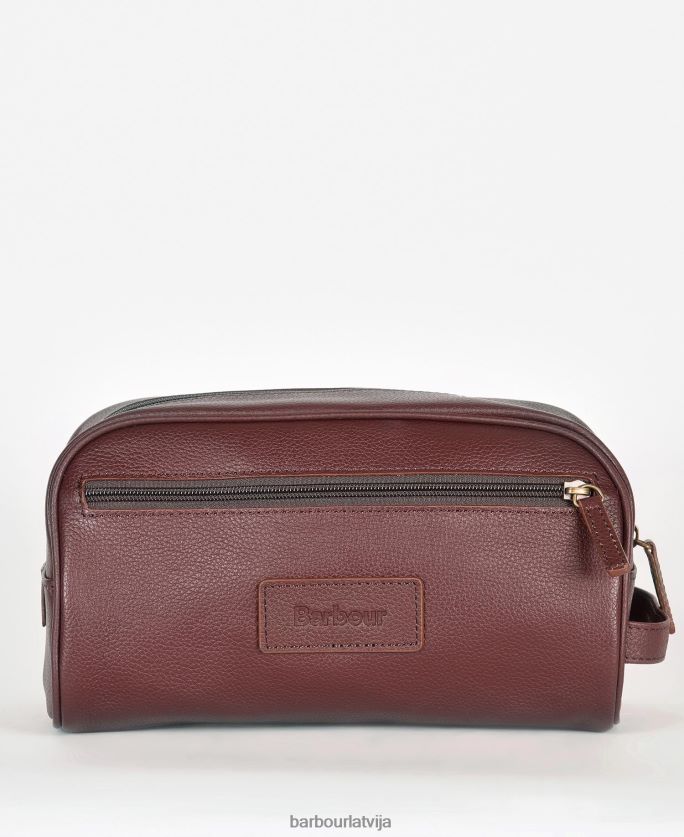 Barbour vīriešiem ādas mazgāšanas soma P8J88A2202 Piederumi tumši brūns