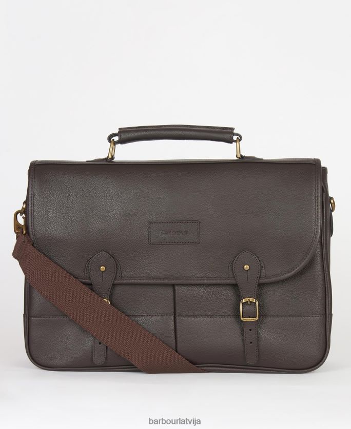 Barbour vīriešiem ādas portfelis P8J88A2182 Piederumi šokolāde