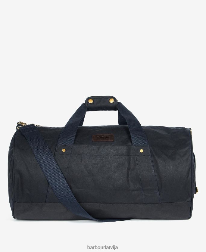 Barbour vīriešiem explorer vaska duffle soma P8J88A2194 Piederumi flote