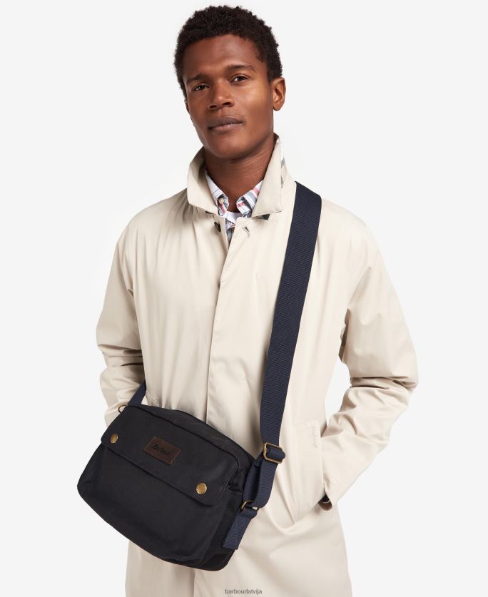 Barbour vīriešiem ēteriskā vaska crossbody soma P8J88A2189 Piederumi klasiskā flote