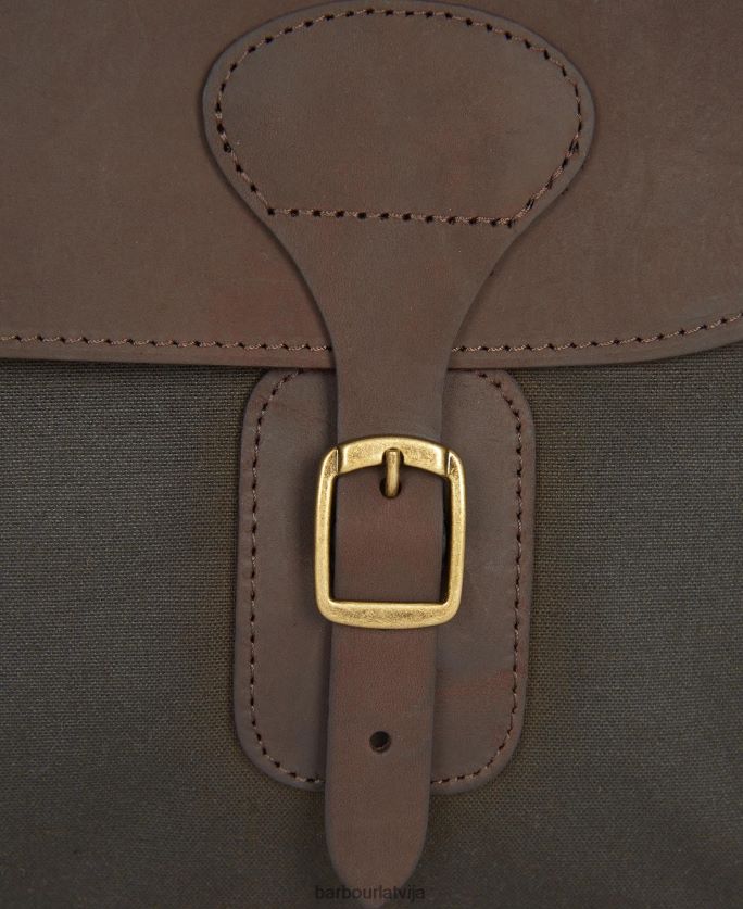 Barbour vīriešiem vaska ādas portfelis P8J88A2176 Piederumi flote