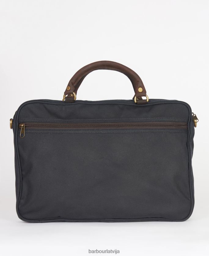 Barbour vīriešiem vaska ādas portfelis P8J88A2184 Piederumi flote