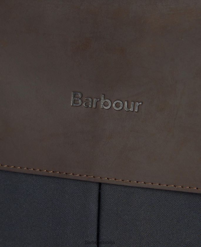 Barbour vīriešiem vaska ādas portfelis P8J88A2184 Piederumi flote