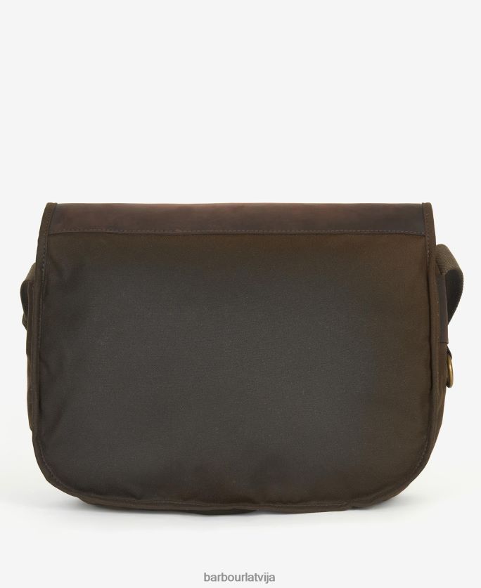 Barbour vīriešiem vaska ādas tarras soma P8J88A2185 Piederumi flote
