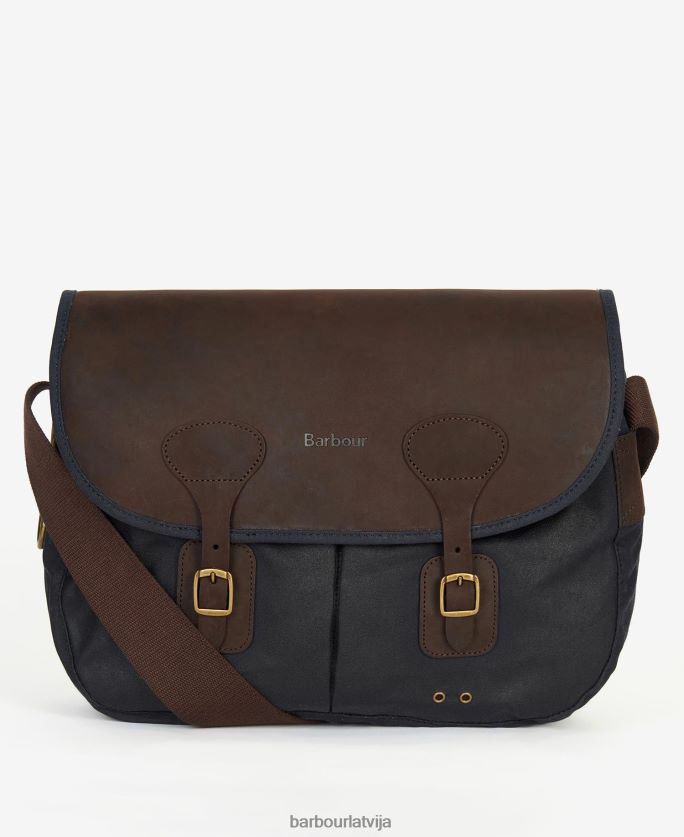 Barbour vīriešiem vaska ādas tarras soma P8J88A2207 Piederumi flote