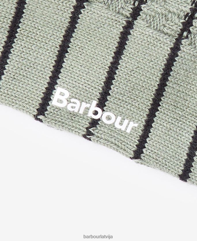 Barbour vīriešiem tekstūras svītru zeķes P8J88A2366 Piederumi olīvu